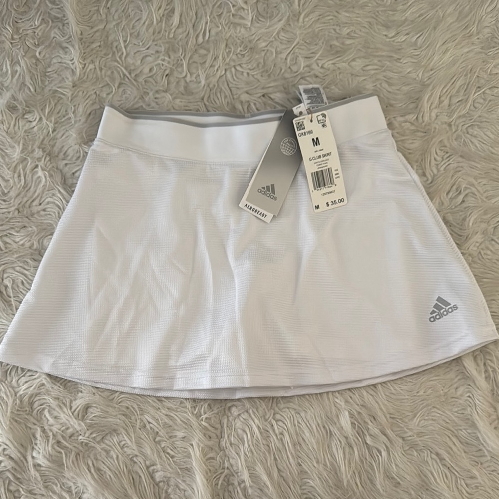 Adidas Classic White Tennis Skirt